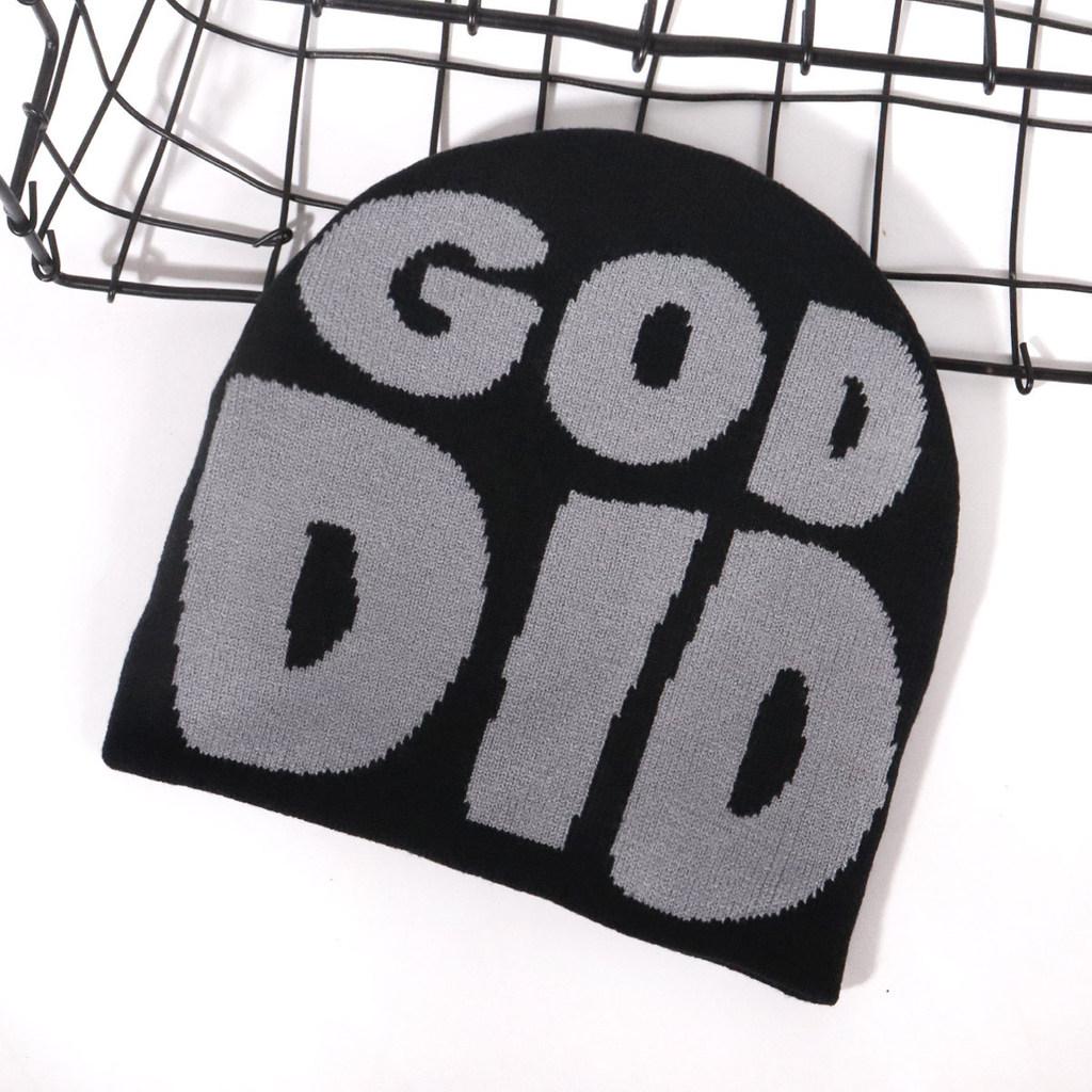 Fashion Letter Pattern Women Casual Warm Knitted Hat For Urban Street Fashion And Cold Weather