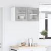 Wall Cabinet Concrete Grey and White 80 x 31 x 40 cm Engineered Wood