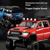 Boxed 1/32 Dodge Tyrannosaurus Rex 6X6 Pickup Truck Model, Alloy Die Cast Children's Off-Road Vehicle Toy Boy Gift