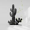Heavy Duty Iron Desert Wall Art Cactus Metal Decor Indoor Outdoor Landscape Gift