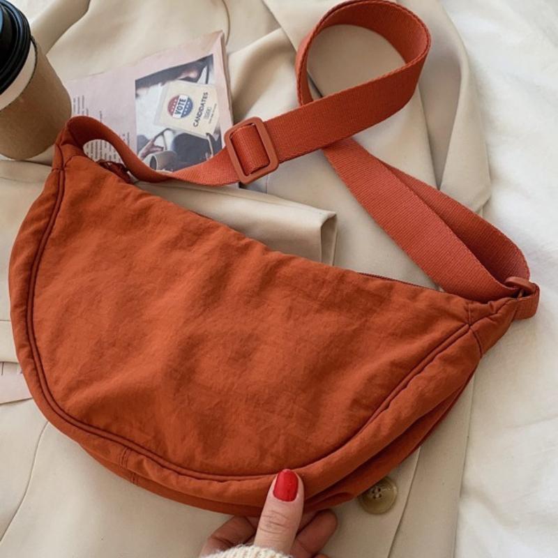 New women's messenger bag fashion casual nylon dumpling bag women's versatile shoulder bag trend lightweight small cloth bag