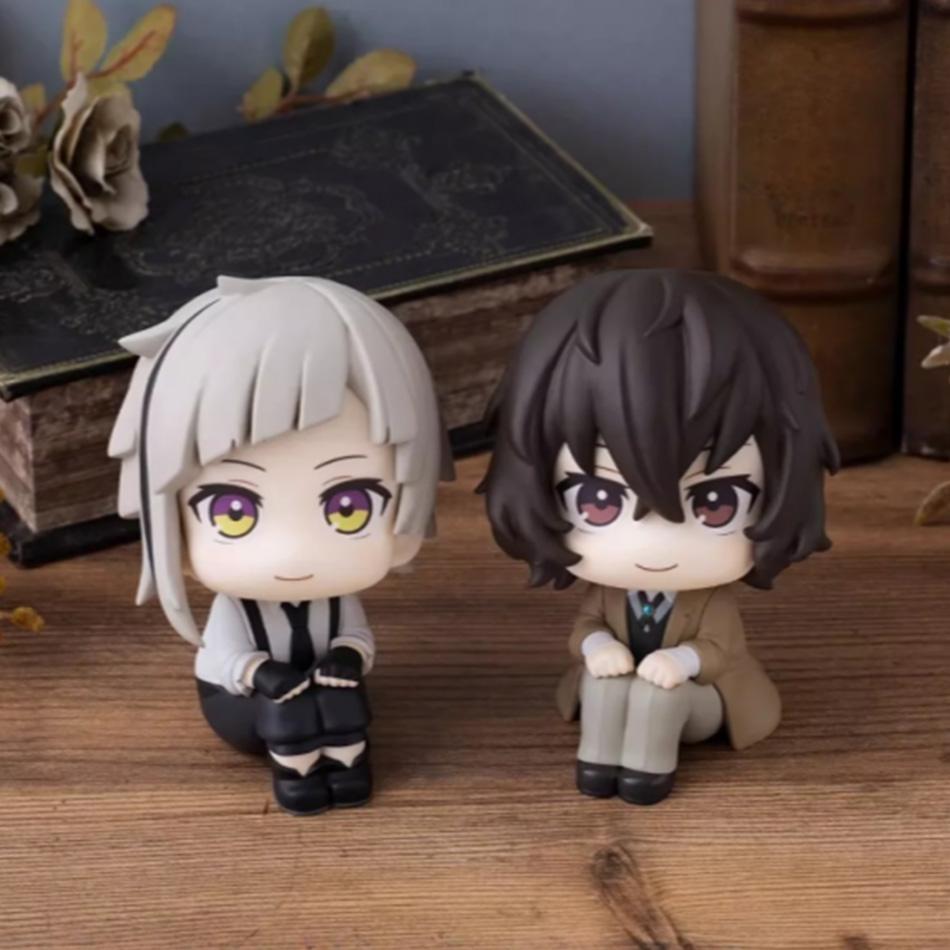 Figurină Originală MegaHouse LooK Up Bungou Stray Dogs Dazai Osamu Nakajima Atsushi Jucării Model Colecție PVC Păpușă Q Kwaii