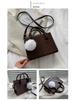 2024 Trendy Textured Small Square Bag – Women's Spring/Summer Messenger & Shoulder Bag