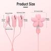 Mannomile 3-Point Nipple Clamps Vibrating Clitoral Masturbator for Women