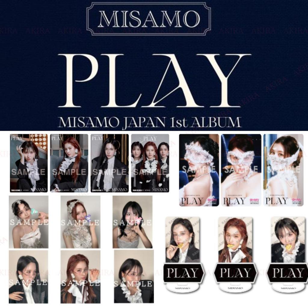PRE-ORDER TWICE MISAMO JAPAN 1st ALBUM PLAY JAPAN STORE BENEFITS PHOTO CARD OFFICIAL TOWER RECORDS HMV ONCE JAPAN JYP JAPAN