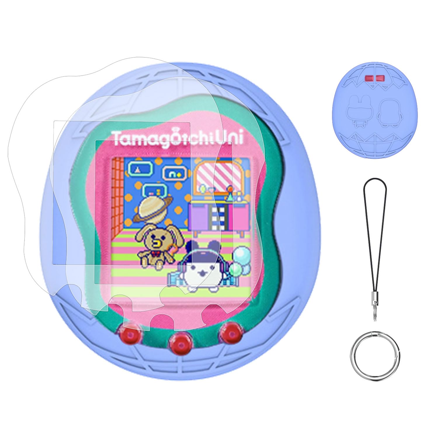 

Захисний чохол для Tamagotchi case cover Tamagotchi UNI підходить для носіння та сумісний із Tamagotchi Uni Uni, чохол [NOUKAJU], милий, дитячий, синій