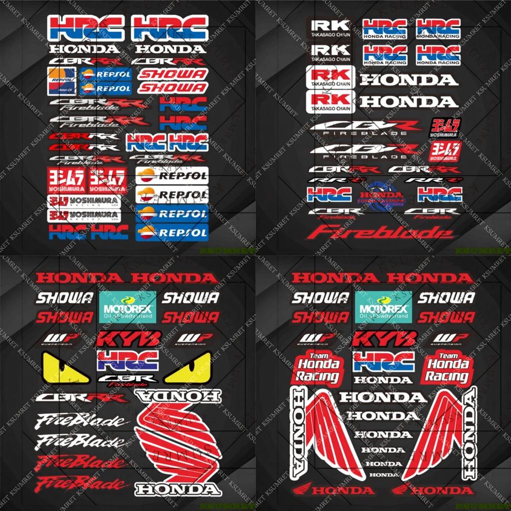 Vinyl Honda CBR Fireblade HRC Racing RR-R SP Sticker Logo Motorcycle Hemet Decal Waterproof