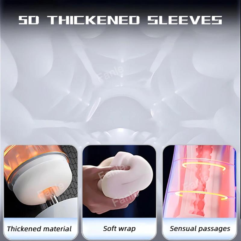 Automatic Sucking Sex Toy Male Masturbator Cup Vibration Blowjob Machine Heating Masturbation Adult for Men Masturbate Supplies