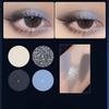 Cool Four-color Eyeshadow, Matte Pearly Shimmer, Dark Goddess Eyeshadow