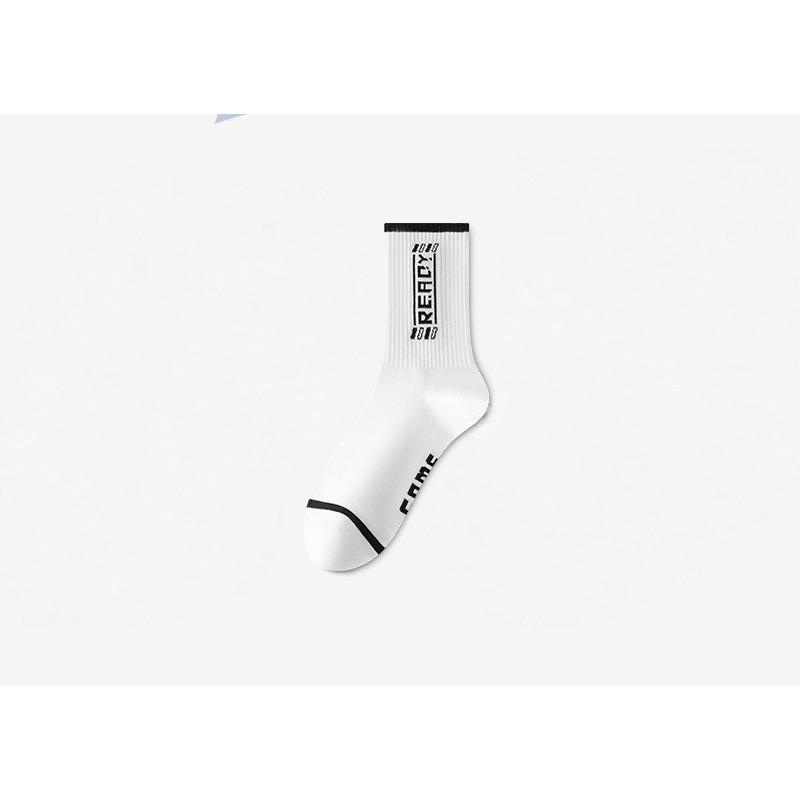Boneless Socks for Men - Pure Cotton Long-tube Style - Fall/Winter Sports Basketball - Anti-odor and Moisture-absorbing - Sweat-proof - All-cotton