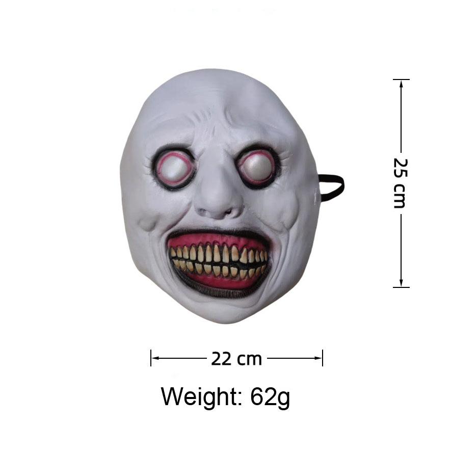 Smiling Demon Halloween Mask Horror Creepy Face Mask for Cosplay Party Masquerade & Decoration