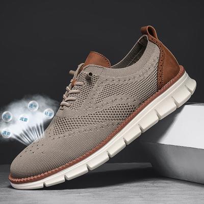 New Lightweight Breathable Mesh Men's Shoes Fashion Trend Walking Men's Outdoor Wear-resistant Casual Shoes