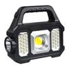 Solar COB Camping Light Lens USB Horse Light Searchlight Camp Light Flood Light Portable Light