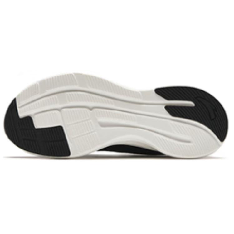 Anta Bequeme Stoßdämpfende Rutschfeste Niedrige Laufschuhe Damen Sneaker Schwarz Weiß 122425541-5