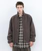 Insilence Boucle Wool Zip-Up Puffer Jumper Ash Brown