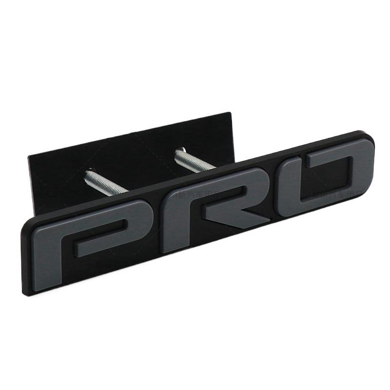 Car Front Grill Badge Grille Emblem with Bolts for TRD PRO Tundra Car