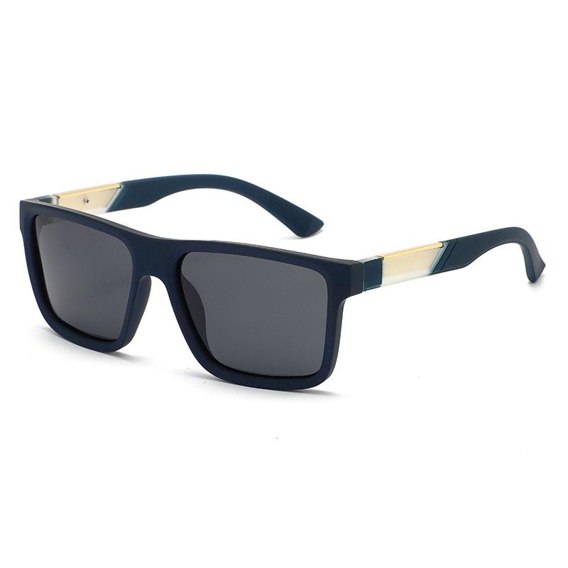Stylish Polarized Sunglasses for Men Fashionable Square-Frame UV-Protective UV400 Shades Eyewear High-End Classic Driving Shades
