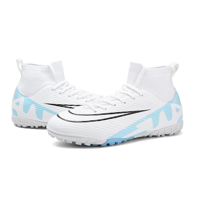 2025 new high-top football shoes AG long nails TF broken nails youth men's and women's shoes training competition sports shoes