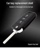 Compatible Shell for Volkswagen T-Roc, Tiguan, Lavida Plus, Skoda Folding Remote Key HU162T (3-Button)