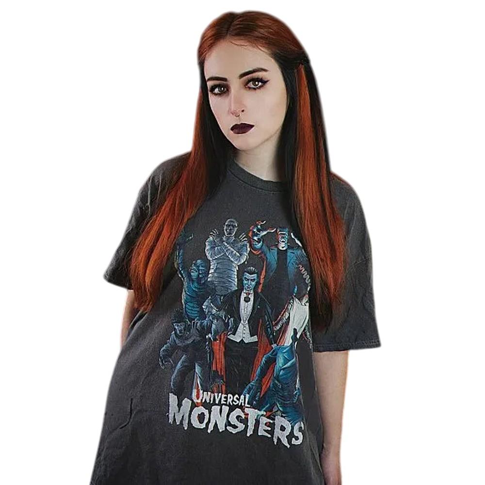 Universal Monsters Unisex Adult Vintage Wash T-Shirt