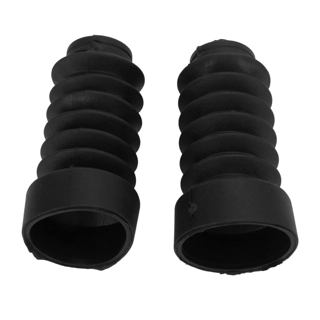Front Shock Absorber Dust Cover Rubber Replacement DIO 18/27/28/34/35 Motorcycle Guard for Additional Protection (Black)