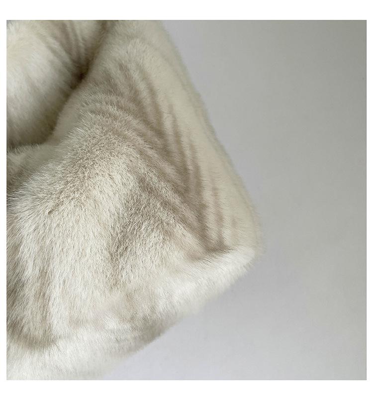2025 Urban Minimalist Women's Furry Plush Tote & Shoulder Bag for Autumn/Winter