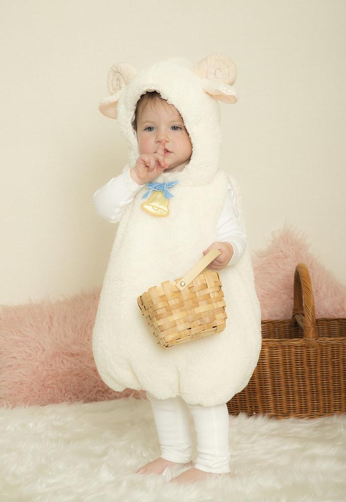 Clearstone Marshmallow Baby Cosplay Halloween Kigurumi Marshmallow Pecora Baby 80cm Bianco