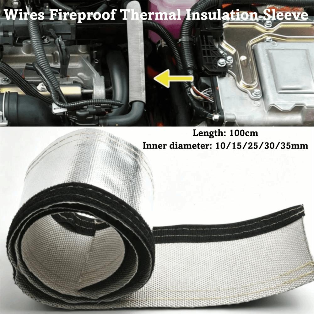 10/15/20/25/30/35mm Diameter Heat Shield Sleeve 1M Length Fire Sleeve Tube Car Accessories