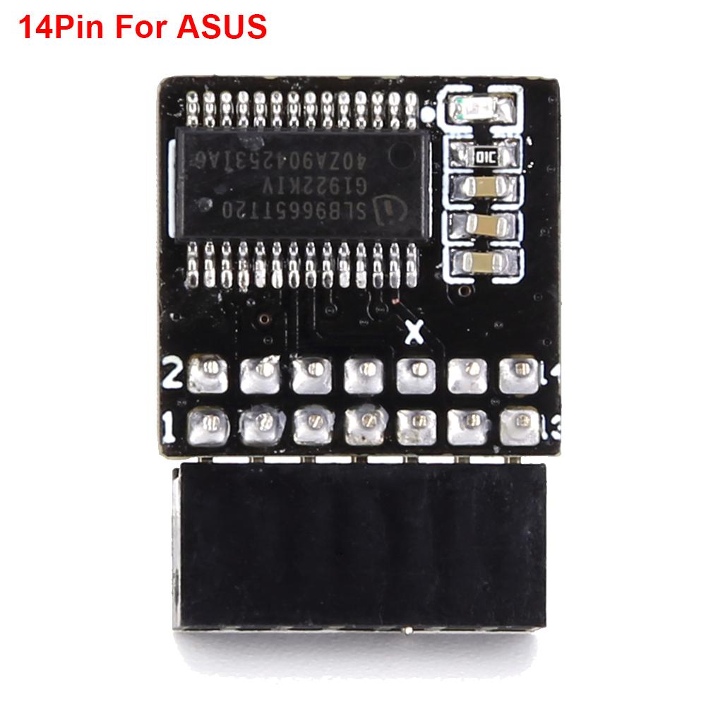 10-1PCS TPM 2.0 Encryption Security Module Board 4GB For ASUS ASRock MSI ASRock GIGABYTE LPC 14/18/20 Pin Motherboards Card