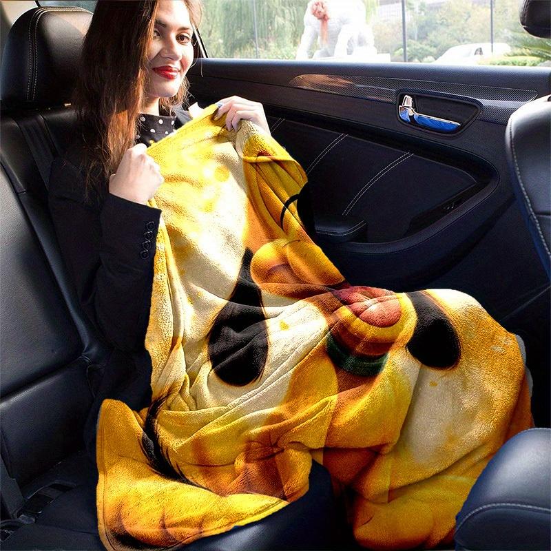 1 pezzo, Coperta Plasmabile Pluto Cane Cartone Animato Carino Regalo per Amici, Coperta Morbida per Divano, Letto, Auto, Viaggio, Campeggio, Sonnellino in Ufficio, Decorazione per la Casa