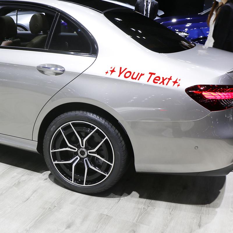 Stickers Creative Car Personalized Text Font Vinyl Decor Decal Window Windshield DIY Decaration Auto Tuning Accessories