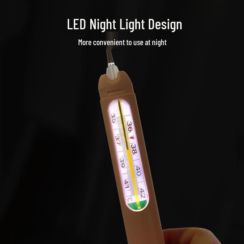 Smart Glass Thermometer Protective Sleeve with Light-Up Feature – Drop-Proof (Thermometer Not Included)