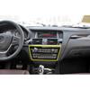 Black Wood Central AC CD Button Control 2014-17 For BMW X3 F25 X4 F26 Cover Trim