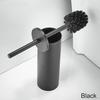 Luxury Toilet Brush Metal Shell Floor Type Toilet Brush Holder No Dead Angle Home Cleaning Tools Bathroom Accessories