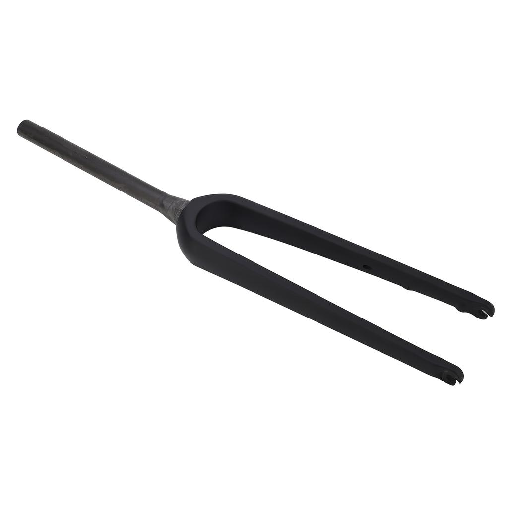 Road Bike Front Fork Carbon Fiber Quick Release Type Flat Disc Brake Internal Rounting Hard Front Fork Black Matte
