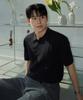 MINDBRIDGE [Set][On][Select Collar Or Round Neck] Linen-Like Cable Oversized Short Sleeve Knit - 6 Colors (Type A)