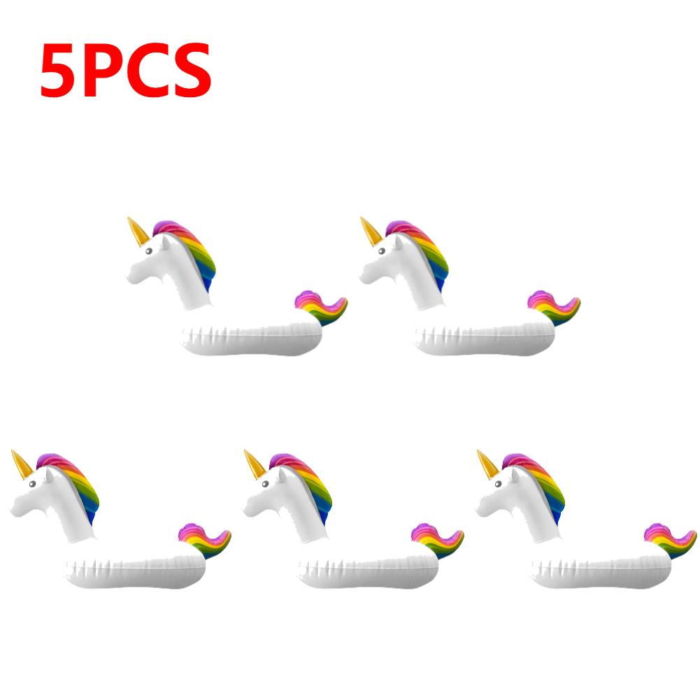 1-5PCS Inflatable Cup Holder Coconut Tree Style Inflatable Drink Coasters Cup Holder Float Cup Stand Pool Accessories