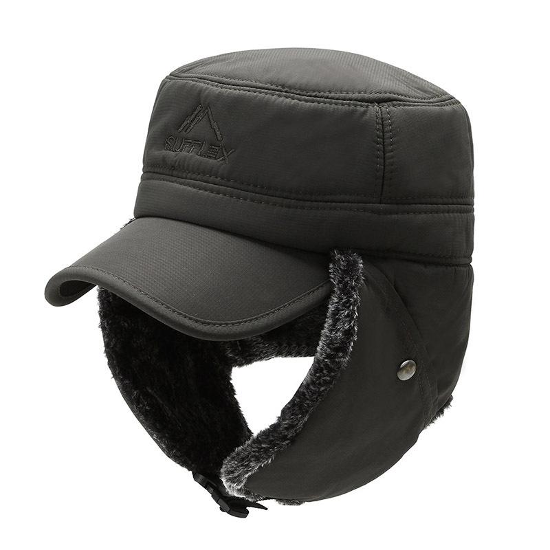 

Шапка Зимняя Среднего возраста Уличная Новая Мужская Велосипедная шапка Универсальная Утолщенная Теплая Защита ушей one size fits all армия зеленый