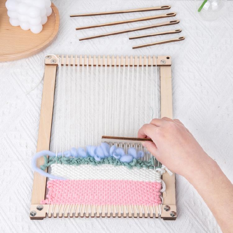 Tapestry Weaving Loom kit Crafts Weaving Loom Set Practical Hand Knitting Tools