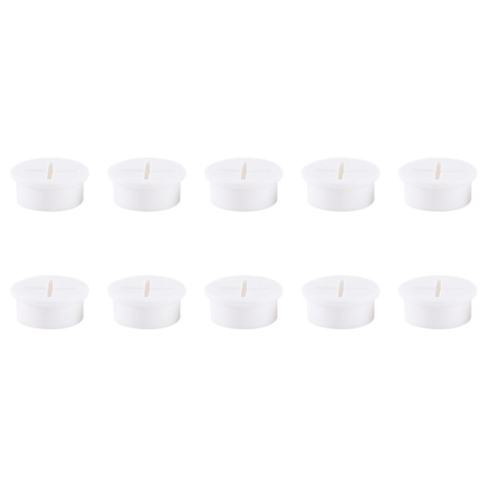 Home Round Table Furnitures Port For USB PC Computer Desk Wire Organizer Desk Cord Grommet Storage Accessories Cable Hole Cover