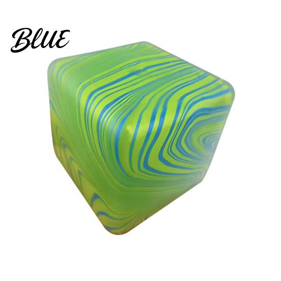 Slow Rebound Stress Cube Flow Texture Toy Anxiety Relief Squeeze Sensory Home Office Relaxation TPR Decompression Ball Pinch