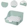 Bunny Toilet Box Pet Bedding Litter Case Potty Corner for Squirrel Ferrets Hedgehog Small Animals Cleaning Supplies