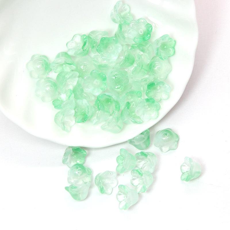 DIY Glass Lily of the Valley Gradient Bead String Accessory