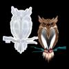 Animal Resin Molds, 3D Owl Silicone Mold, Large Owl Shaped Epoxy Silicone Casting Mold Owl Ornaments Animals Statue Making Molds for Wall Desktop