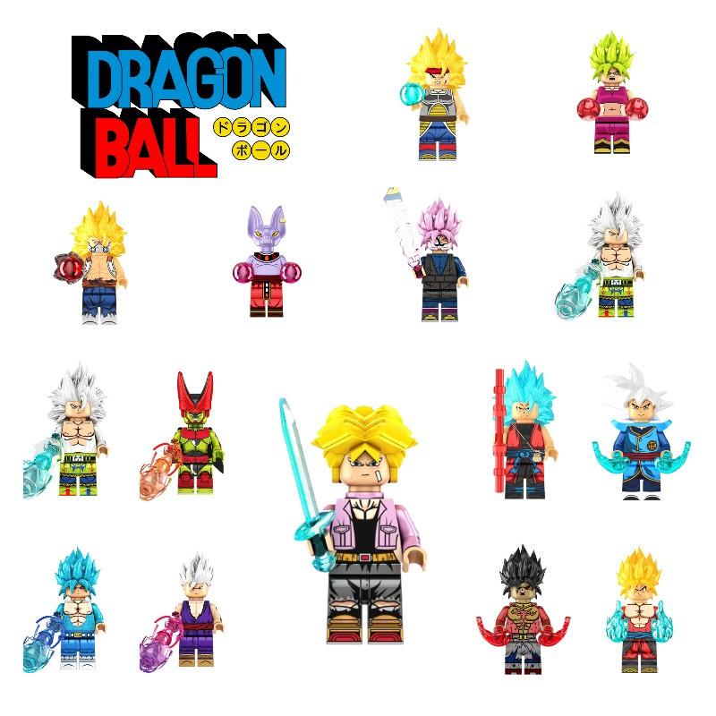 Kf6181a/kf6182a Dragon Ball Son Goku Vegeta Building Blocks Kids Toy Set