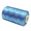 Aqua Blue Spool Overlocking Hand Machine Polyester Cones Serger 400 Mtr