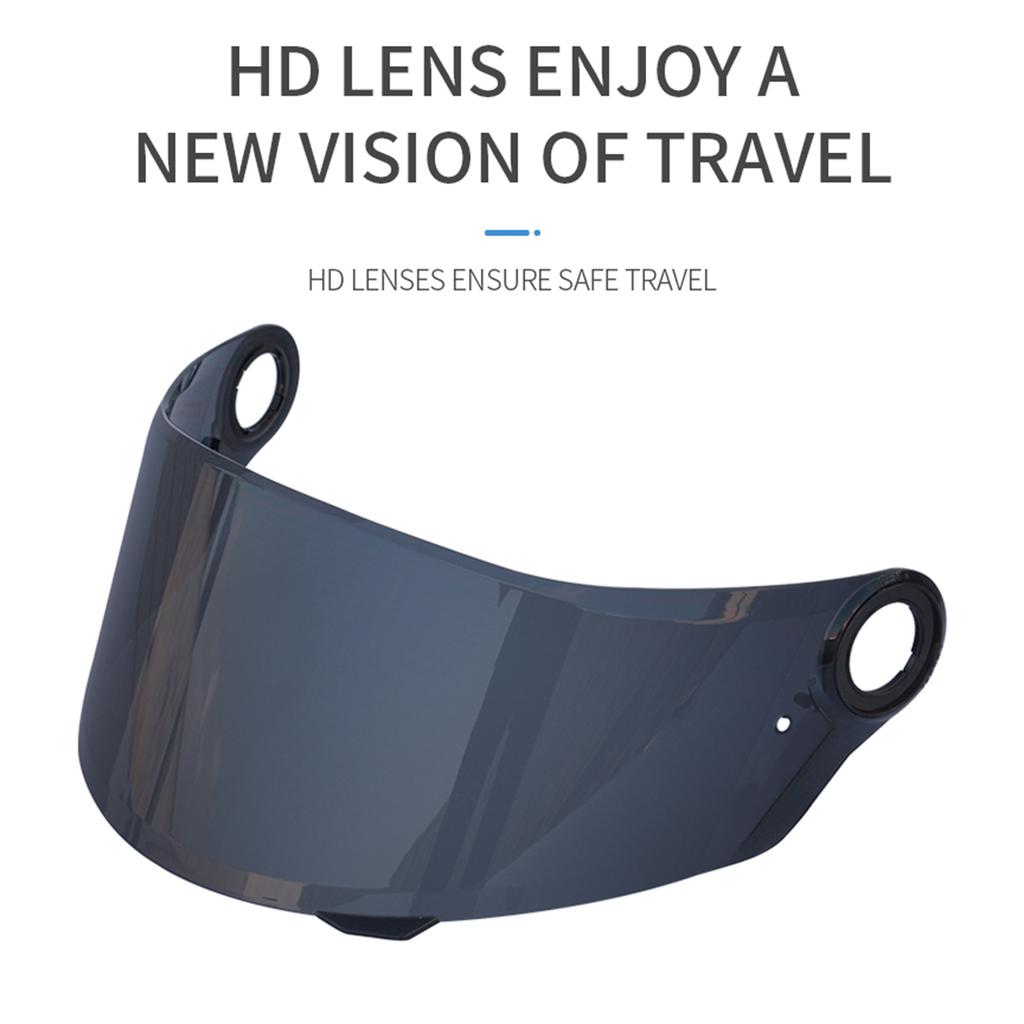 Motorcycle Anti-UV Anti-Scratch Wind Helmets Lens Replacement for LS2 FF358 FF396