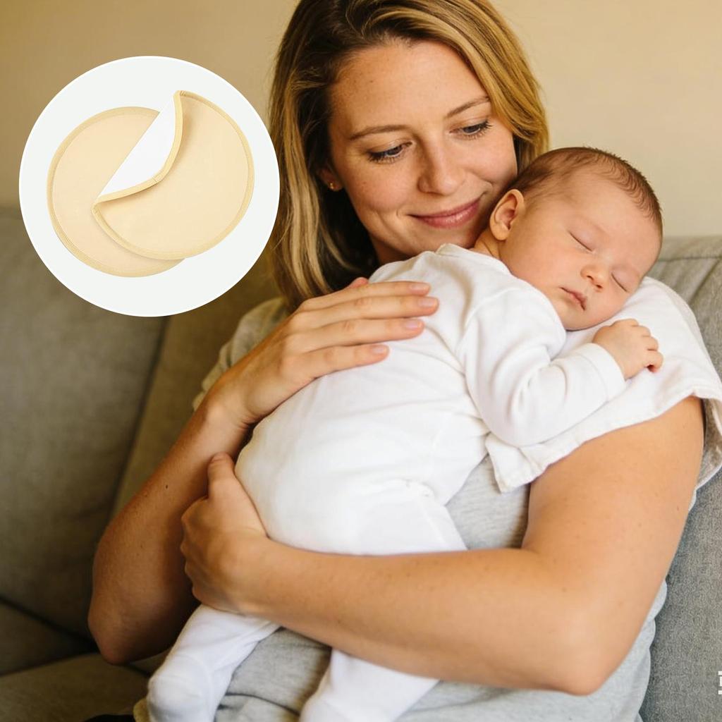 Nursing Pads For Breastfeeding 2 Pieces Breastfeeding Nursing Covers Bra Pads For Maternity Care Sleep Home Travel Workplace
