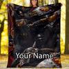 Custom Name Warhammer 40K Theme Printed Blanket - Perfect for Couch, Bed, Travel & Outdoor Use | Machine Washable, Cozy & Durable.