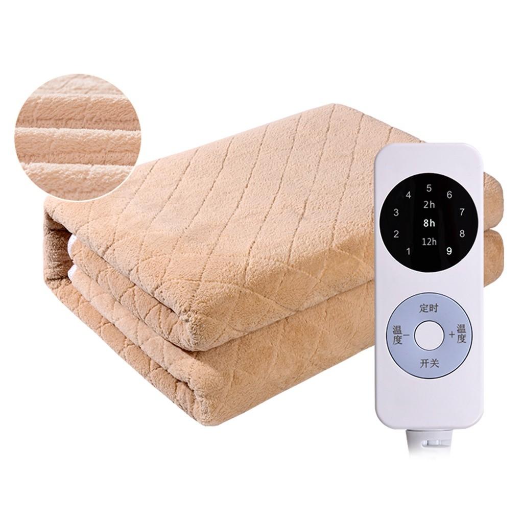 59x28in 70W Safety Household Heater Pad Electric Heating Blanket Fast-Heating Thermostat Mattress Bedding Winter Warmer